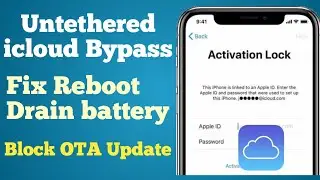 [Windowns] Untethered icloud bypass fix reboot, fix drain battery | Checkra1n 0.11
