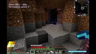Minecraft -   Городишко #101 Ищу входы в Тролльи пещеры, зачищаю пещерки и дом мага