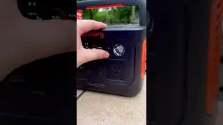 The Jackery Explorer 240 solar generatoe with Bluetooth and Wifi connection for mobile app