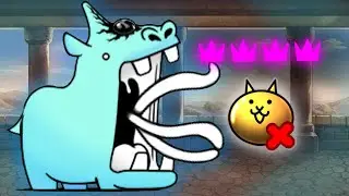 Battle Cats | Super Hyppoh - NO GACHA + 4 Crown Restrictions | Cosmic Juggernaut Lv.MAX