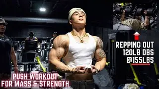 (MOST EFFECTIVE) CHEST, SHOULDERS & TRICEP WORKOUT for MASS & STRENGTH!!!
