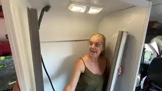 Big Red Van Build Shower Install Part 2