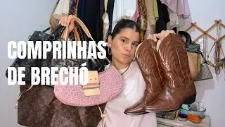COMPRINHAS DE BRECHÓ! - bota western, valentino, bolsas Guess, Louis Vuitton, vintages e mais