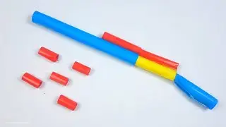 How to make Paper GUN easy and Fast that Shoots | Paper Gun Making Simple