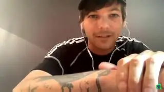 Louis talking about Harry's haircut