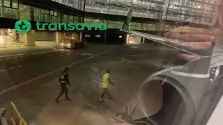 taxi + Take off Algiers B737 800 Transavia