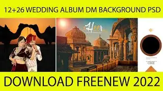 12+26 wedding album DM background psd download freeNew 2022|| 5 page ||part 2||