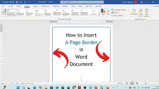 How to Add a Page Border in MS Word (Step-by-Step)