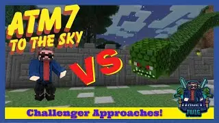 All The Mods 7 To The Sky | Ep6 | Bees and Boss Fights!