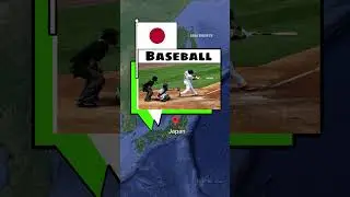 Greatest Sports Of All Time From Different Countries #country #map #world #shorts