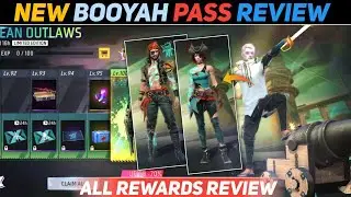 New Booyah Pass Review !! Booyah Pass All 🤑 Bundle, Gun & Emote 😮 Review