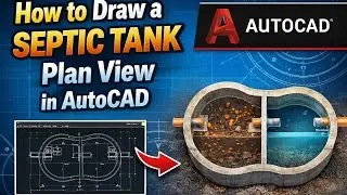 HOW TO DRAW A SEPTIC TANK PLAN VIEW