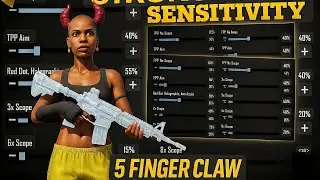MY BEST 5 FINGER CLAW BGMI 🔥 & SENSITIVITY SETTINGS | BGMI SENSITIVITY CODE #bgmi #pubgmobile