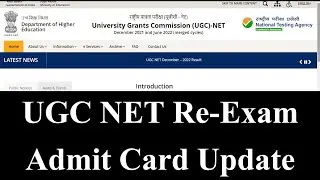 UGC NET Re-Exam Admit Card 2024 | NET Admit Card 2024 | NET admit card update 2024 | NET exam 2024