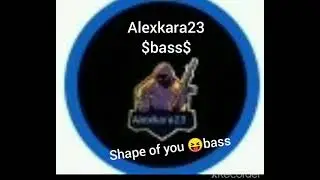 Shape of you 🤪🤪 bass(alexkara23 bass)