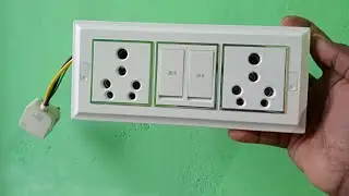 2 Switch 2 Socket Connection,2 Socket 2 Switch Connection, Electric Board Connection