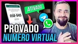 2025 ✅ 2 jeitos de CRIAR numero VIRTUAL e ativar WhatsApp ou Telegram (PUB)