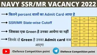 NAVY SSR STATE WISE CUT OFF 2022|NAVY SSR ADMIT CARD CUT OFF 2022 AGNIVEER|NAVY SSR MR ADMIT CARD