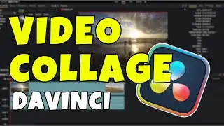 DaVinci Resolve Studio 18 - How to Make Video Collage (Quick and Easy!)