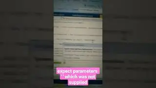 How to solve expects parameter which was not supplied. We can easy to handle this error 