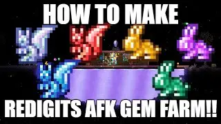Terraria 1.4.4.9 How To Build A Gem Farm!!