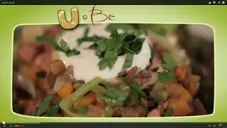 Рагу из чечевицы с овощами и грудинкой