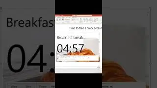 Take a break Powerpoint #powerpointnight #officetips #techtips #corproate #Microsoft