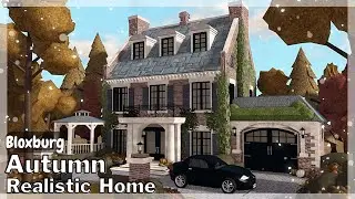 BLOXBURG: Autumn Realistic Home Speedbuild | Roblox House Build