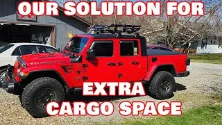 Jeep Gladiator Rubicon Roof Rack, Cowl Lights and Basket Install