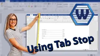 How to Set Tab Stops Using the Ruler in Word | Microsoft Office | Online Learning
