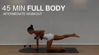 45 MINUTE FULL BODY WEIGHTED STRENGTH X PILATES WORKOUT | At Home Pilates | Full Body Workout