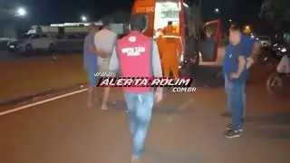 Colisão entre dois carros em Rolim de Moura