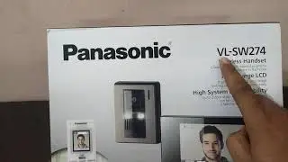 Panasonic wireless intercom system Unboxing |Panasonic video door phone|VL-SW274