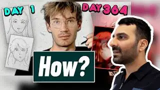 Great Lessons from PewDiePie's 1 Year Art Journey