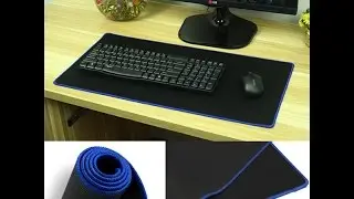 Обзор. Большой коврик для мыши и клавиатуры 600 * 300 мм, игровой, резина,