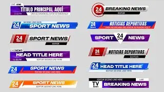 FREE Green Screen Broadcast Lower Thirds, Breaking News Lower Third Graphics Green Screen