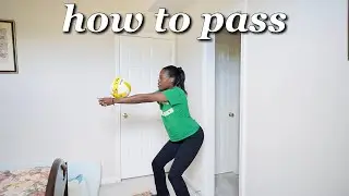 How to pass a volleyball like a pro...a beginner tutorial