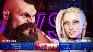 Zangief V.S Cammy Pro Fighter Street Fighter 6