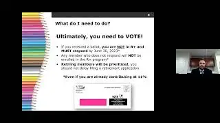 MTRS RetirementPlus (R+) special election for eligible members - online seminar recording.