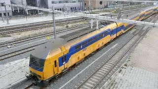 DDZ 7544 vertrekt uit Utrecht Centraal en de ICE komt binnen rijden - NS Intercity - DB ICE