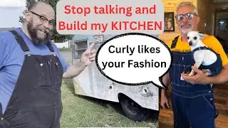 EP 397 Rob works on California sized Scotty front kitchen vintage trave trailer RV