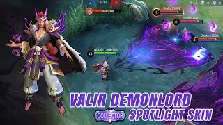Valir Demonlord Spotlight Skin | Collector Showcase | Mobile Legends: Bang Bang