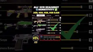All Gun Best Headshot Sensitivity⚙️✅ OB51 After Update Best Sensitivity Setting || Free Fire 🔥