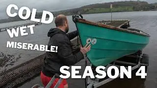 Drascombe Lugger Rudder Bearing Fixed In Terrible Weather!