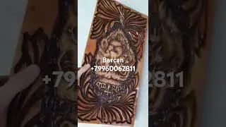 резные нарды ручной работы. король лев.