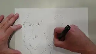6 Fast drawings  ASMR in 10 minutes. No talking.