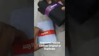 Raymond Febrics Clothes Original or Duplicate 