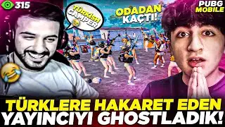 TÜRKLERE HAKARET EDEN ARNAVUT YAYINCIYI GHOSTLADIK! 😱 ( ODAYI KAPATIP KAÇTI! ) - PUBG Mobile