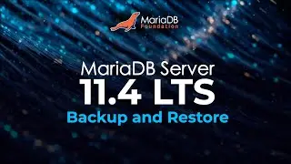 MariaDB 11 4 Backup and Restore