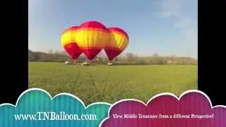 Hot Air Balloon Ride Nashville Tennessee Timelapse